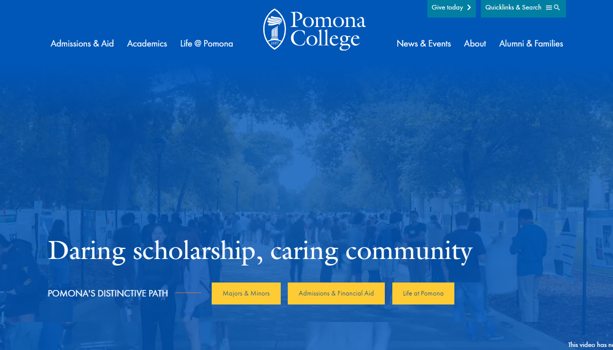 Pomona college Pomona college