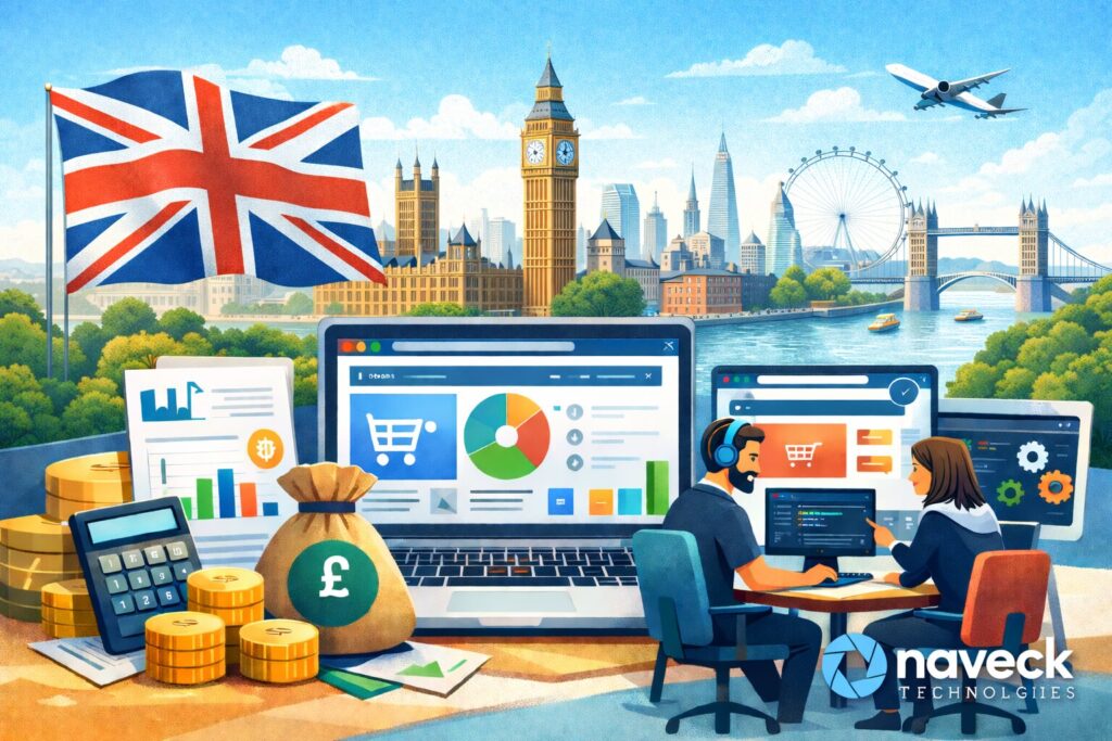 web development companies cost uk- naveck