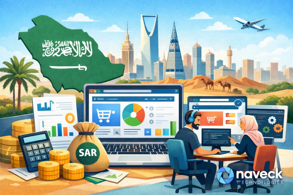 web development cost in saudi arabia - Naveck
