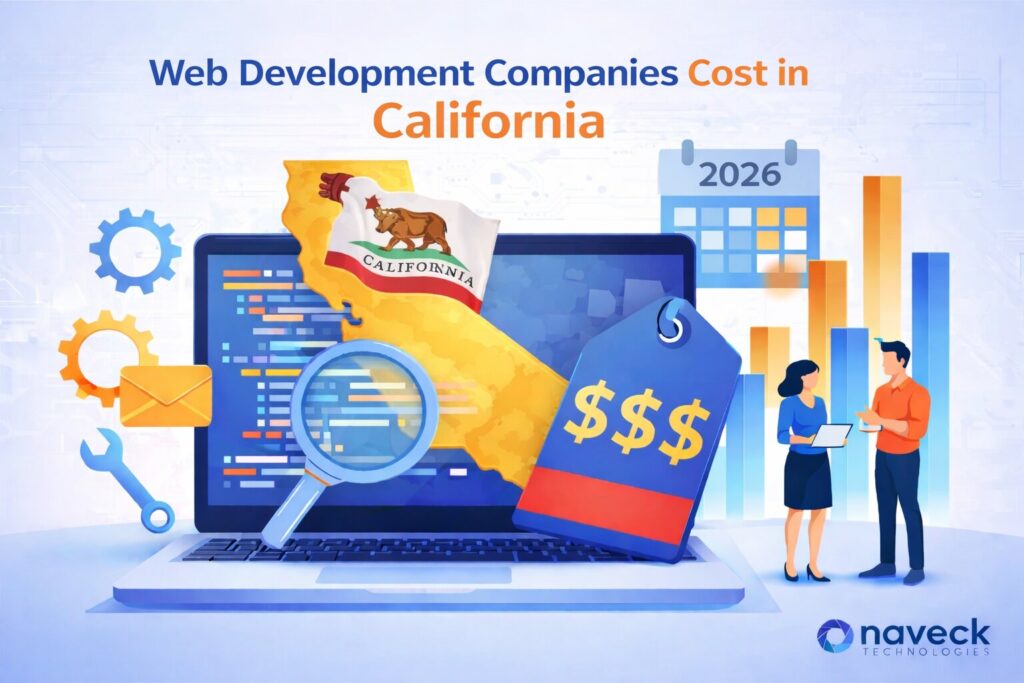 Web development companies cost in california
